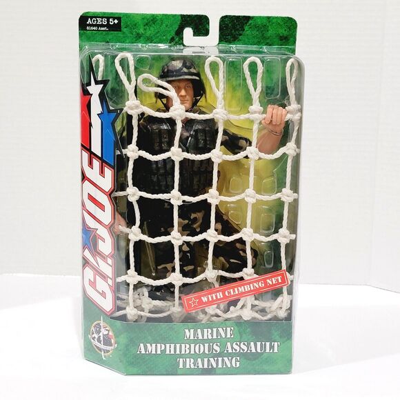G.I. Joe Marine Amphibious Assault Training 12" Action Figure Climbing Net 2005 - Picture 1 of 9